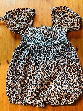Cheetah Print Bubble dress